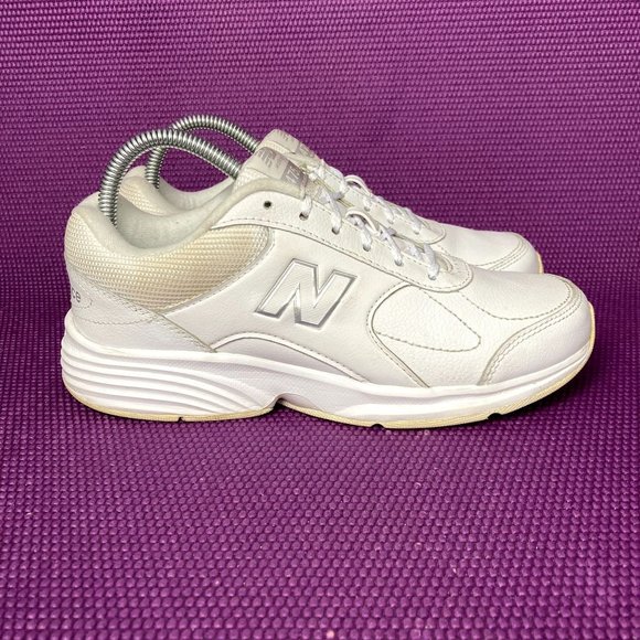 New Balance Shoes - New Balance 475 Leather Walking Shoes Womens 7 Wide White
